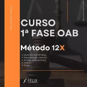 Imagem de capa para o Curso online Curso 1ª fase OAB