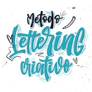 Imagem de capa para o Curso online Método Lettering Criativo - Tattiane Couto
