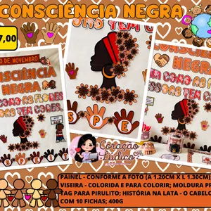 Imagem de capa para o Ebook 🫱🏿‍🫲🏾Kit Consciência Negra