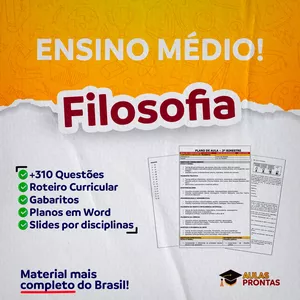 Imagem do curso FILOSOFIA - PLANEJAMENTOS E ATIVIDADES - BNCC