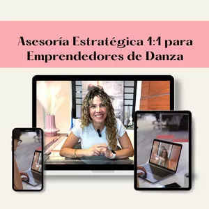 Imagen de portada para Curso online Asesoría 1:1 Estratégica para Escalar Tu Estudio de Danza