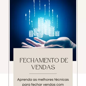 Imagem de capa para o Ebook Fechamento de vendas: Aprenda as melhores técnicas para fechar vendas com sucesso!