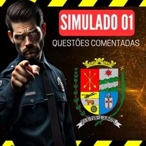 Imagem de capa para o Ebook SIMULADO 01 - GCM DE BARRA MANSA 2024