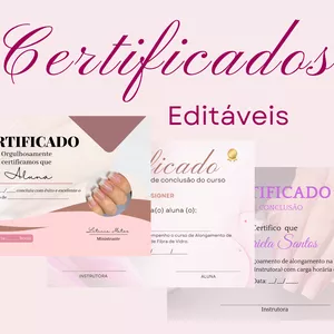 Imagem de capa para o Curso online Certificado Editável (Nail Designer)