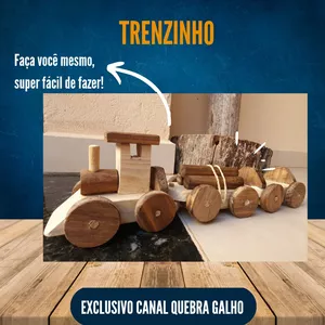 Imagem de capa para o Ebook Trenzinho- Projeto e Modelo de Corte!