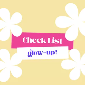 Imagem de capa para o Ebook Check List • Glow Up