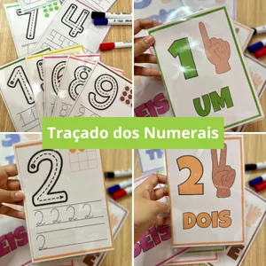 Imagem de capa para o Ebook Atividade Traçado dos Numerais