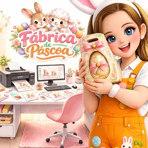 Imagem do curso Fábrica de Páscoa com IA 🐰🍫✨🐑