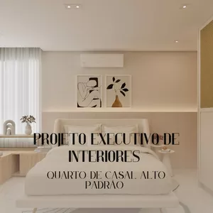 Imagem de capa para o Ebook PROJETO EXECUTIVO DE INTERIORES - QUARTO DE CASAL 