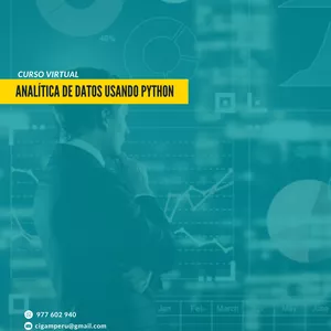 Imagen de portada para Curso online Analítica de datos usando Python