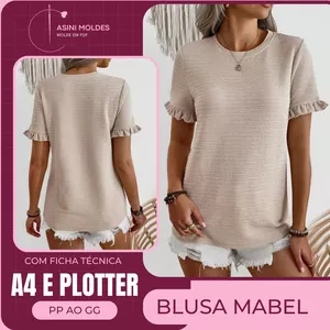 Imagem de capa para o Curso online BLUSA MABEL - Molde em PDF