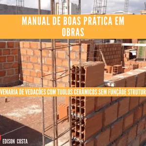 Imagem de capa para o Ebook MANUAL DE BOAS PRÁTICAS – ALVENARIA DE VEDAÇÃO COM TIJOLOS CERÂMICOS