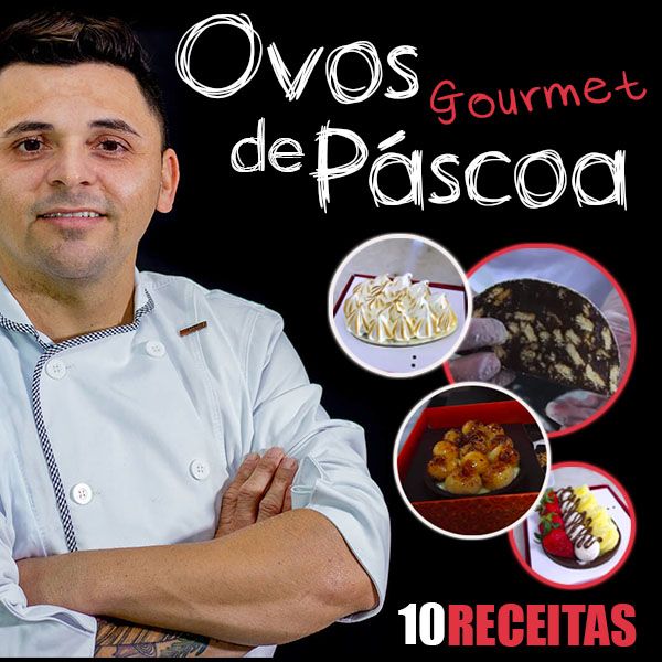 Imagem de  Páscoa Lucrativa com Ovos de Chocolate (Livro digital em PDF) criado por Chef Vinicius Coutinho - Cursos Online na hotmart