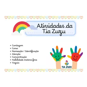 Imagem de capa para o Curso online E-BOOK DE ATIVIDADES TIA ZUZU