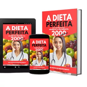 Imagem de capa para o Ebook Emagrecimento máximo dieta de 2000 calorias.