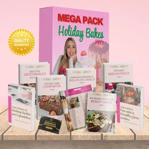 Imagen de portada para Curso online MEGA PACK Holiday Bakes PRO