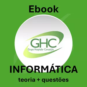 Imagem de capa para o Ebook Ebook Informática para o concurso GHC