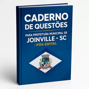 Imagem de capa para o Ebook 100 Questões Comentadas para o Concurso Prefeitura de Joinville - SC 2025 – 155 Vagas – Lei Complementar 266-2008 – Estudo Direto ao Ponto