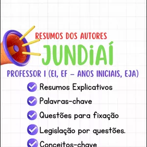 Imagem de capa para o Ebook RESUMOS DOS AUTORES DE JUNDIAÍ - PROCESSO SELETIVO