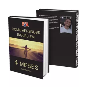 Imagem de capa para o Ebook Como Aprender Inglês em 4 meses (versão 2.0)