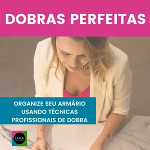 Imagem de capa para o Curso online Dobras Perfeitas: organize seu armário