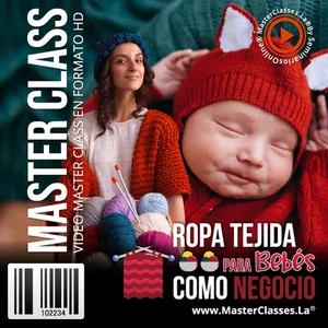 Imagen de portada para Curso online Ropa Tejida para Bebés como Negocio