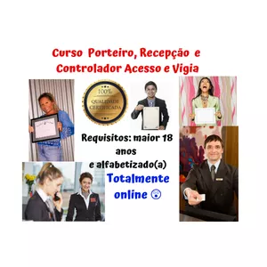 Imagem de capa para o Curso online Curso online Porteiro, Recepção e Controlador Acesso