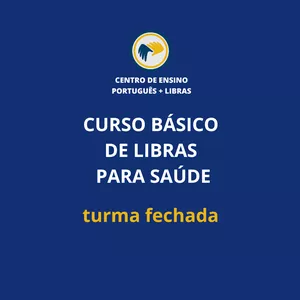Imagem de capa para o Curso online Curso Básico de Libras para Saúde