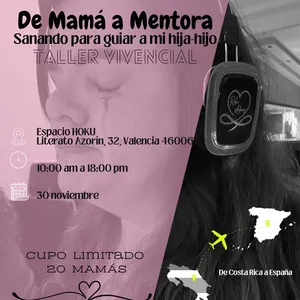 Imagen de portada para Evento presencial TALLER MAMÁ A MENTORA VALENCIA