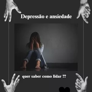 Imagem de capa para o Ebook Ansiedade e Depressão