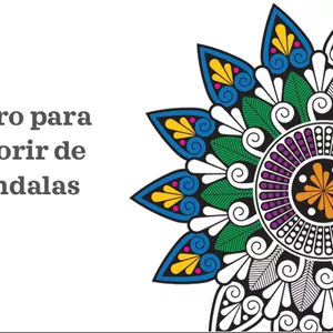 Imagem de capa para o Ebook Livro para Colorir de Mandalas