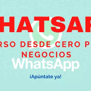 Imagen de portada para Curso online CURSO DE WHATSAPP DESDE CERO (NEGOCIOS)