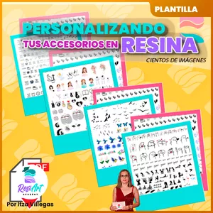 Imagen de portada para Curso online PLANTILLA ICONOS PARA PERSONALIZAR ACCESORIOS EN RESINA