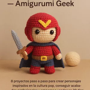 Imagen de portada para Ebook Teje a tu Héroe - Amigurumi Geek