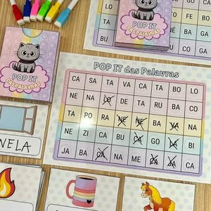 Imagem de capa para o Ebook Pop It das Palavras 