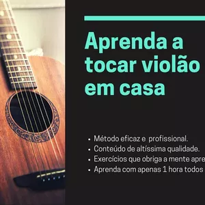 Imagem de capa para o Ebook Ebook curso de Violão aprenda em casa