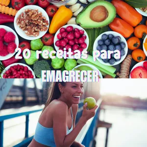 Imagem de capa para o Ebook 20 Receitas para Emagrecimento