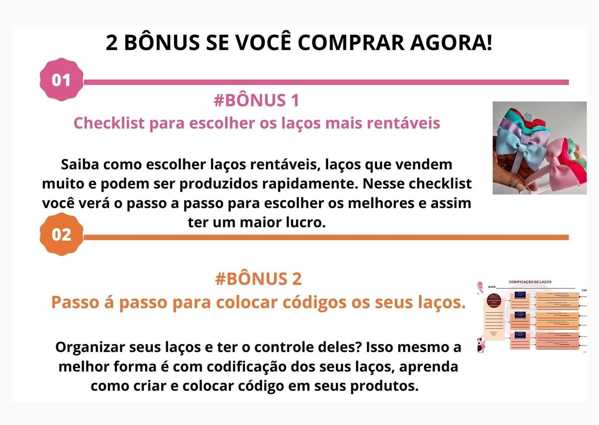 Curso para Precificar seus Laços na nossa Planilha exclusiva ( Planilha inclusa) — imagem 2
