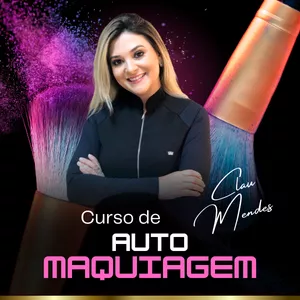 Imagem de capa para o Curso online Curso de Automaquiagem com Clau Mendes