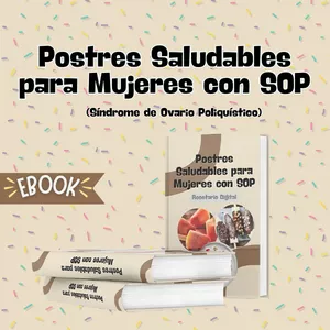 Imagen de portada para Curso online Postres Saludables para Mujeres con SOP - Recetario Digital