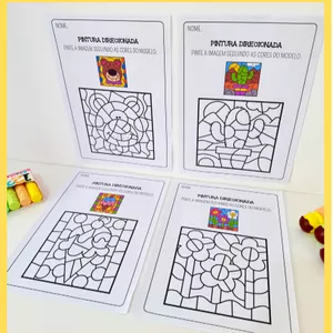 Imagem de capa para o Ebook Atividades Pintura Direcionada