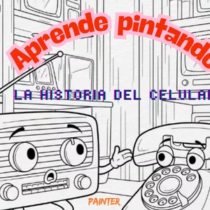 Imagen de portada para Ebook Mi Primer Libro Tech: Pinta y aprende la historia de todo lo que ves ahora