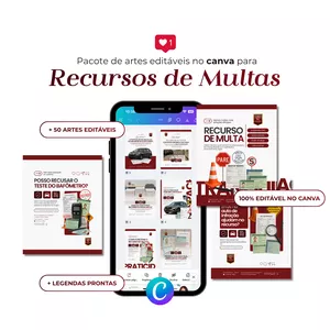 Imagem do curso PACK PARA RECURSOS DE MULTAS - Criaé Studio