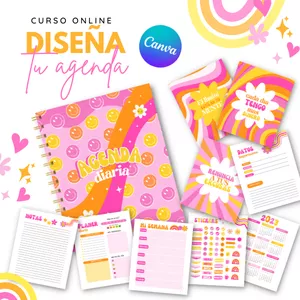 Imagen de portada para Curso online Diseña tu agenda desde cero con Canva