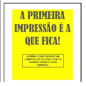 Imagem de capa para o Ebook E-book: Montagem de Currículo