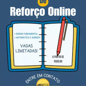 Imagem de capa para o Curso online Reforço escolar - Online