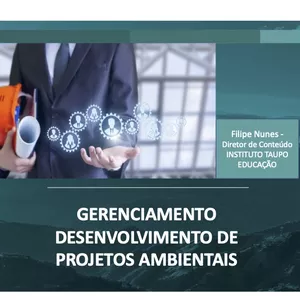 Imagem de capa para o Curso online Gerenciamento e Desenvolvimento de Projetos Ambientais