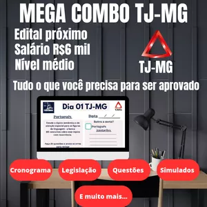 Imagem de capa para o Curso online Combo TJMG Oficial Judiciário 2023/2024