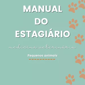 Imagem principal do produto Manual do estagiário de medicina veterinária de pequenos animais.