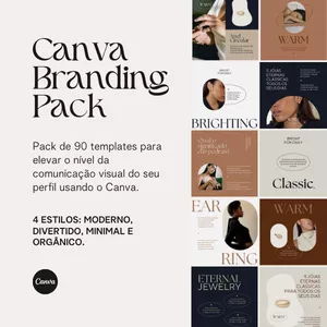 Imagem de capa para o Ebook Canva Branding Pack